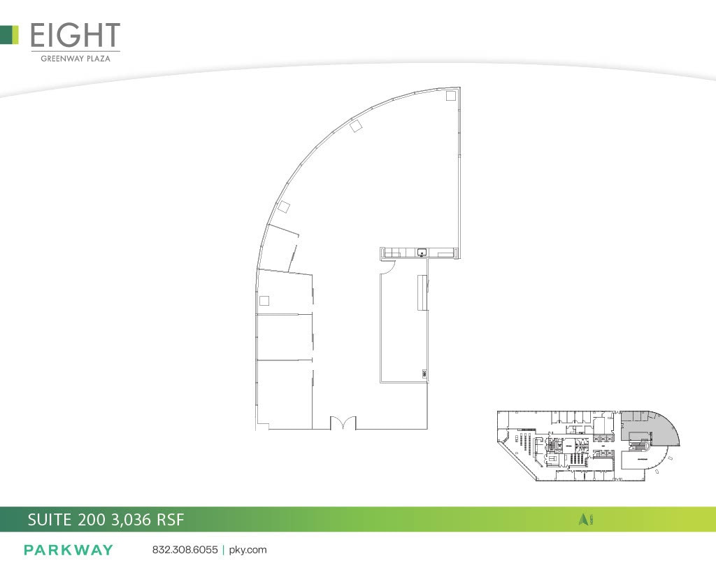 8 Greenway Plz, Houston, TX à louer Plan d  tage- Image 1 de 1