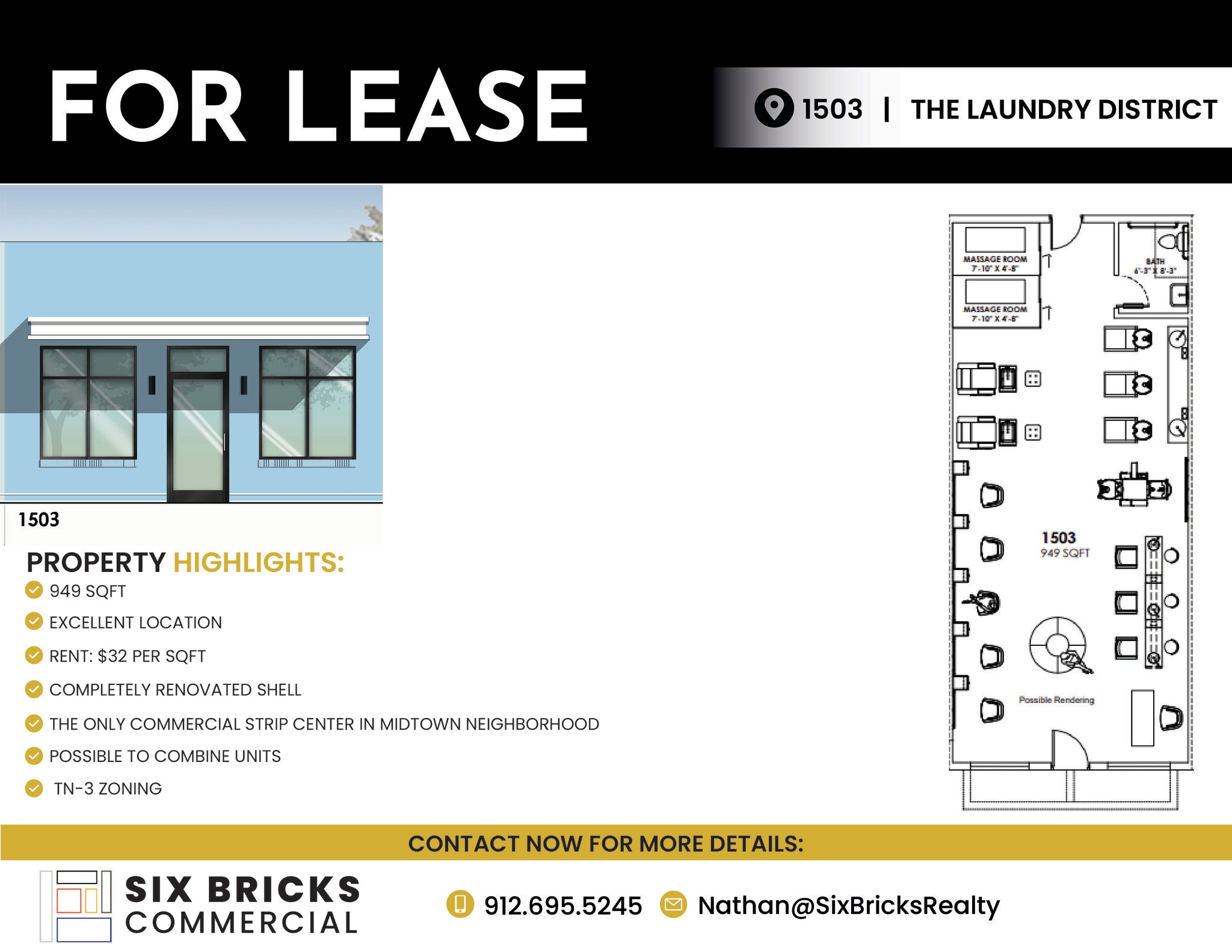 1501-1509 Paulsen St, Savannah, GA à louer Photo du bâtiment- Image 1 de 8