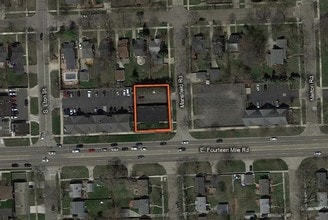 2075 E 14 Mile Rd, Birmingham, MI - Aerial  map view
