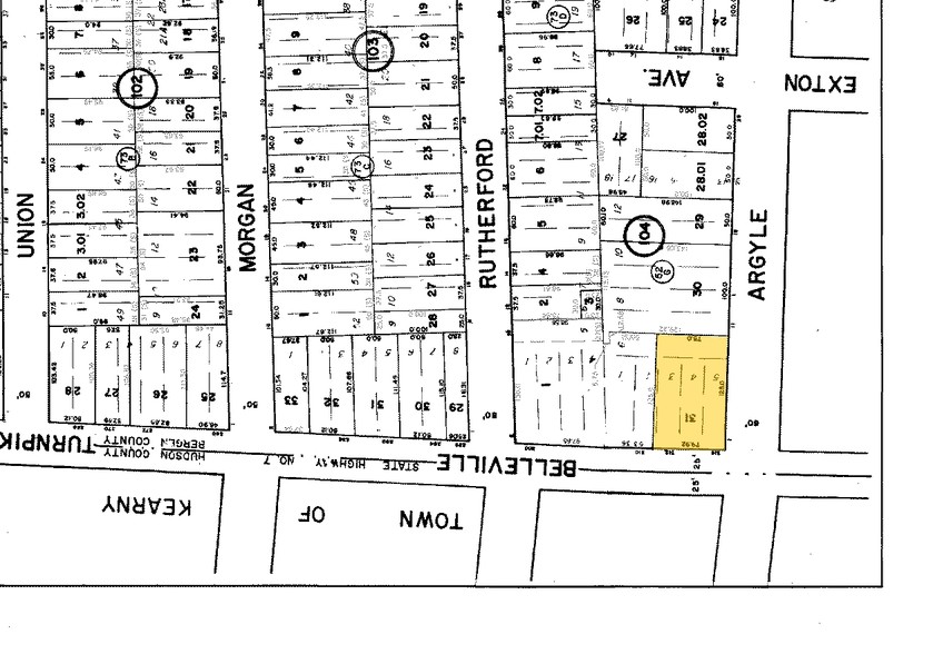 312 Belleville Tpke, North Arlington, NJ à vendre - Plan cadastral - Image 2 de 84