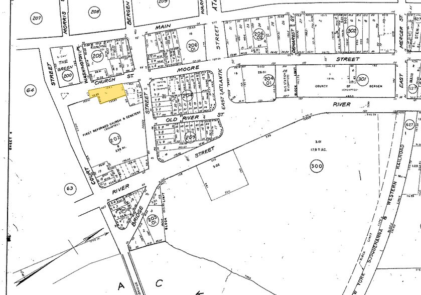 20-22 Court St, Hackensack, NJ à louer - Plan cadastral - Image 2 de 6