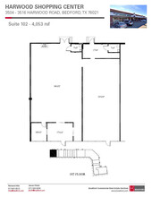 3504-3508 Harwood Rd, Bedford, TX for lease Floor Plan- Image 1 of 1