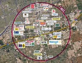 210 W Longview Ave, Midland, TX - Aérien  Vue de la carte - Image1