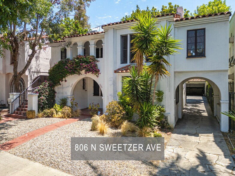 806 N Sweetzer Ave, West Hollywood, CA à vendre - Photo du bâtiment - Image 2 de 9