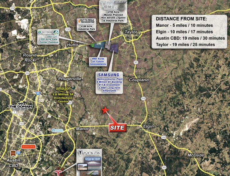 14734 Bois D Arc Rd, Manor, TX for sale - Aerial - Image 2 of 7