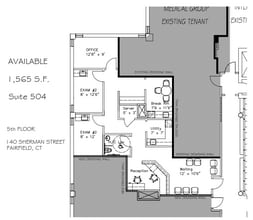 140 Sherman St, Fairfield, CT for lease Floor Plan- Image 1 of 1