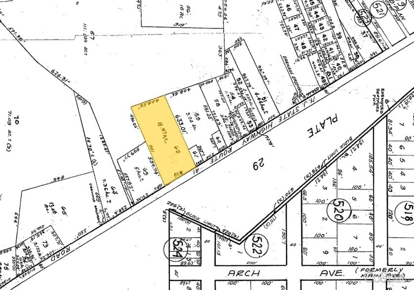 1750 Hurffville Rd, Deptford, NJ à vendre - Plan cadastral - Image 3 de 3