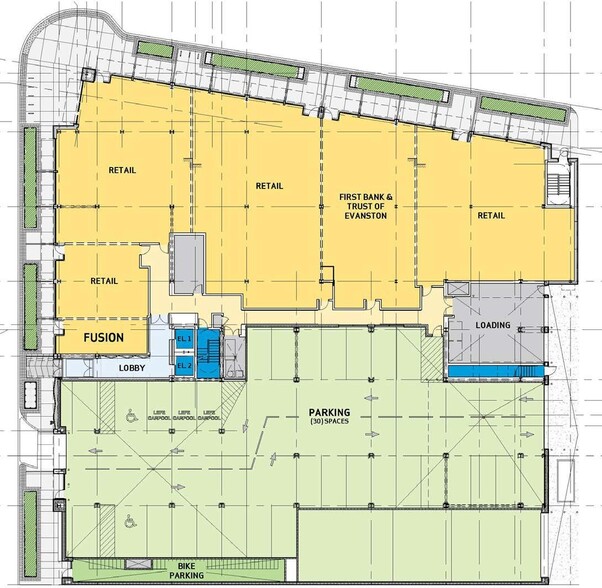 847 Chicago Ave, Evanston, IL for lease - Site Plan - Image 3 of 3