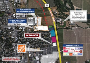 675 N Orchard Ave, Ukiah, CA - AERIAL  map view