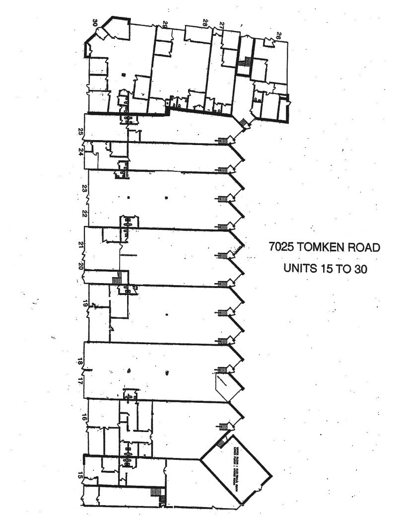 7025 Tomken Rd, Mississauga, ON for lease Floor Plan- Image 1 of 1