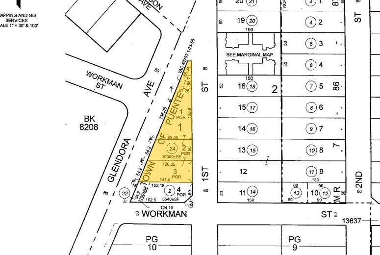 218 Glendora Ave, La Puente, CA à vendre - Plan cadastral - Image 2 de 33