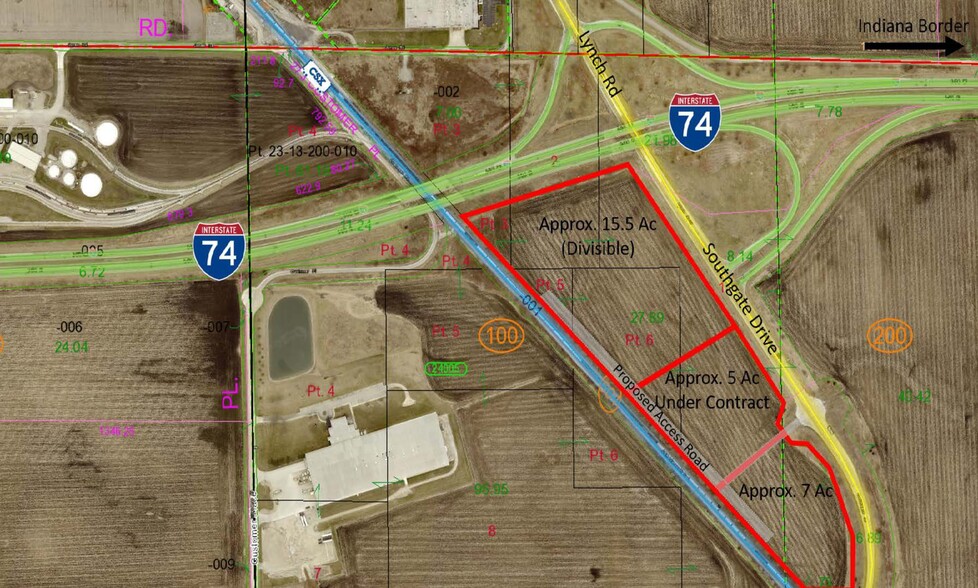 Southgate Dr, Danville, IL à vendre - Plan de site - Image 2 de 2