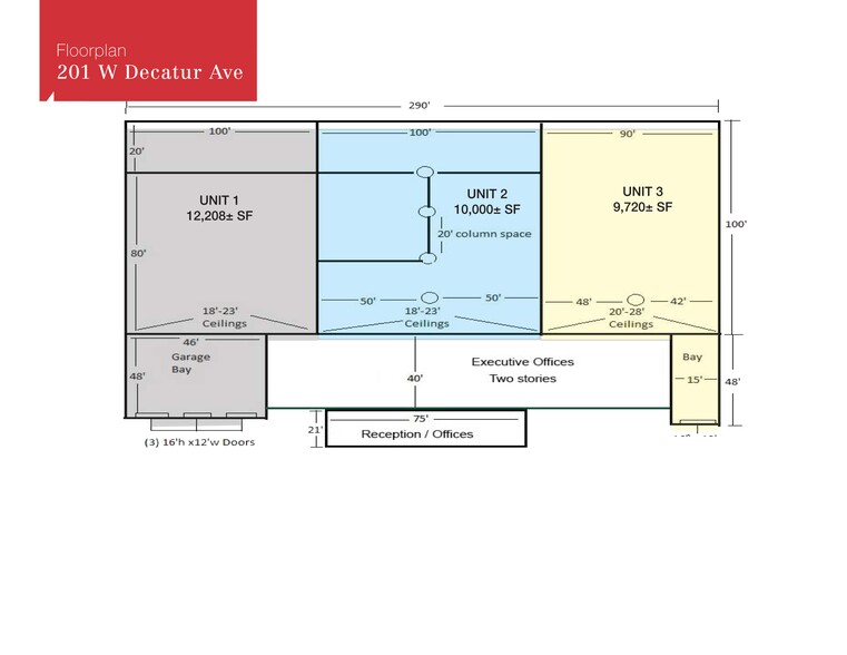 201 W Decatur Ave, Pleasantville, NJ à louer - Plan de site - Image 2 de 6