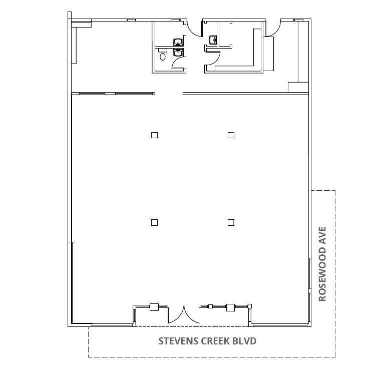 3248 Stevens Creek Blvd, San Jose, CA à louer Plan d’étage- Image 1 de 1