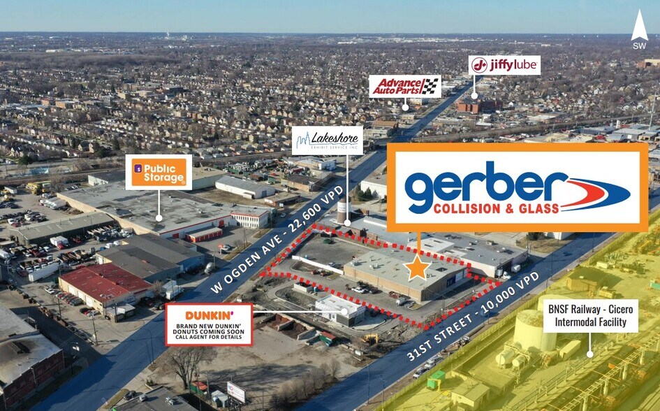 5840 W Ogden Ave, Cicero, IL à vendre - Photo du bâtiment - Image 2 de 6