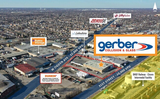 Plus de détails pour 5840 W Ogden Ave, Cicero, IL - Industriel à vendre
