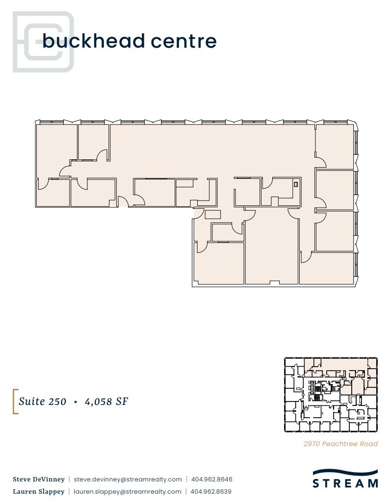 2970 Peachtree Rd NW, Atlanta, GA à louer Plan d  tage- Image 1 de 1