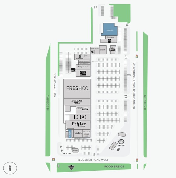 1640 Huron Church Rd, Windsor, ON for lease - Site Plan - Image 1 of 1