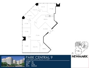 12750 Merit Dr, Dallas, TX à louer Plan d’étage- Image 1 de 1