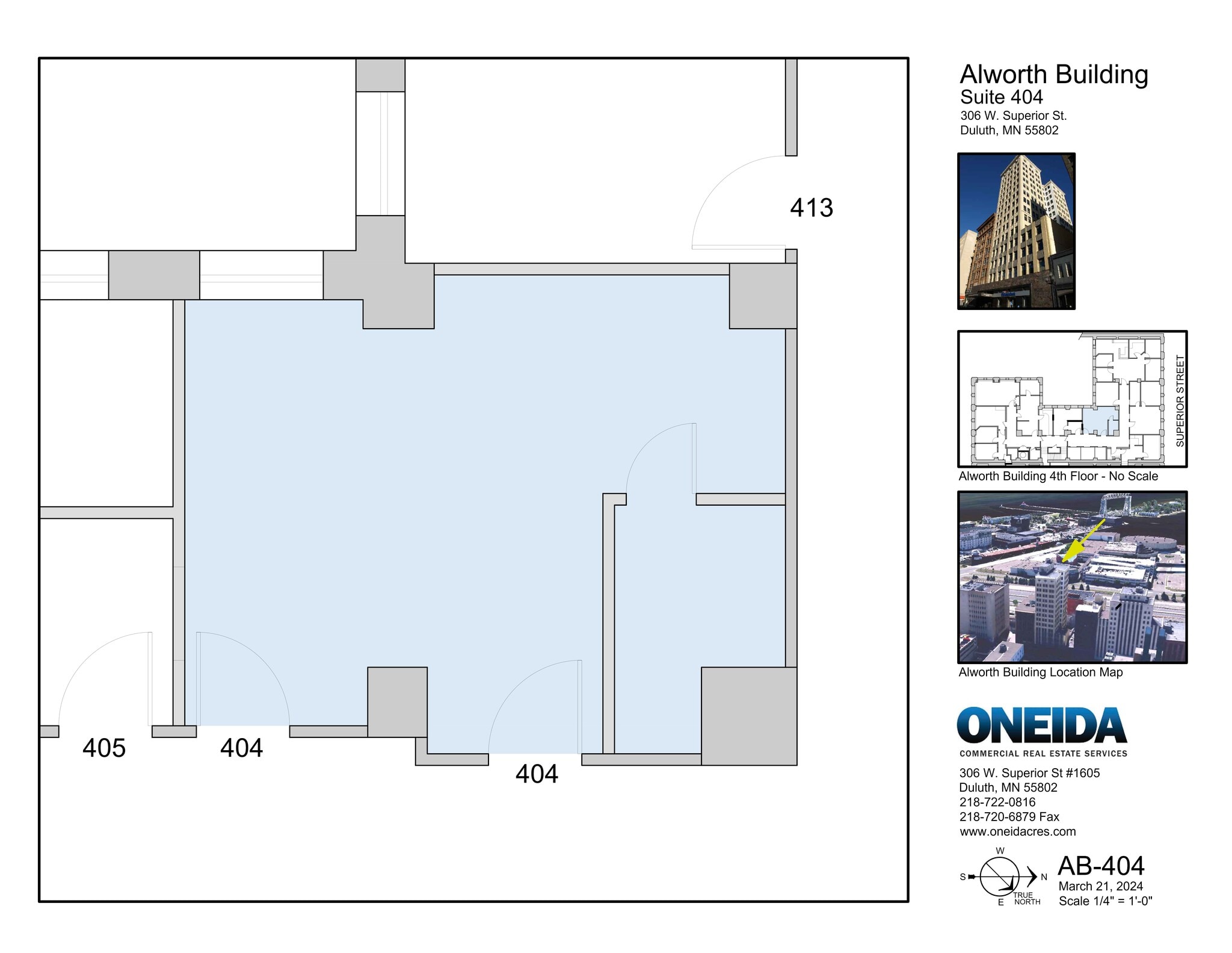 306 W Superior St, Duluth, MN à louer Plan de site- Image 1 de 1