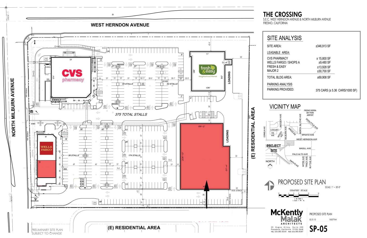 6800 N Milburn Ave, Fresno, CA for lease Site Plan- Image 1 of 1