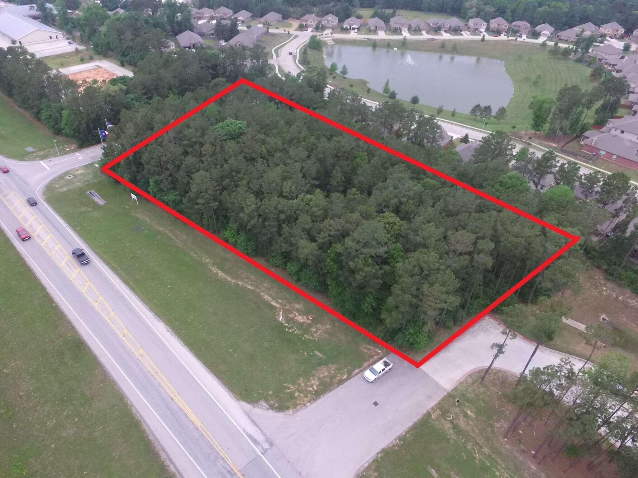 +/- 1.67 ac on FM 3083 Rd, Conroe, TX for sale Aerial- Image 1 of 2