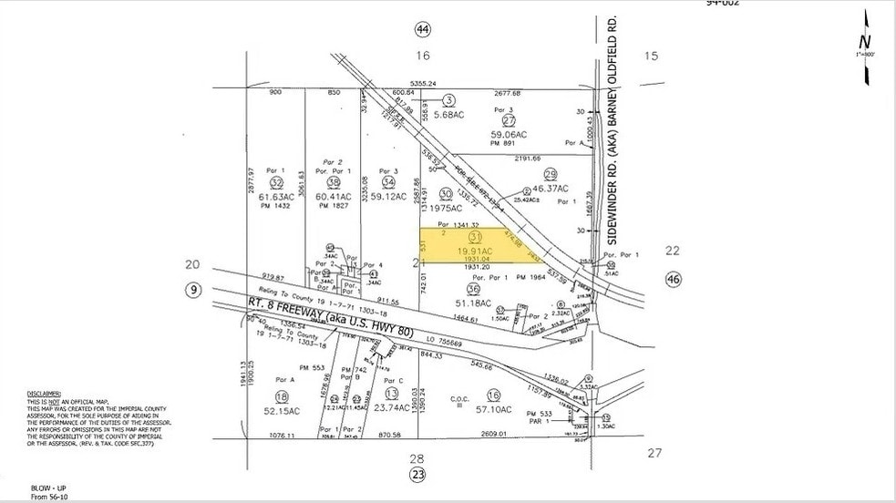 Sidewinder Rd, Felicity, CA à vendre - Plan cadastral - Image 3 de 3