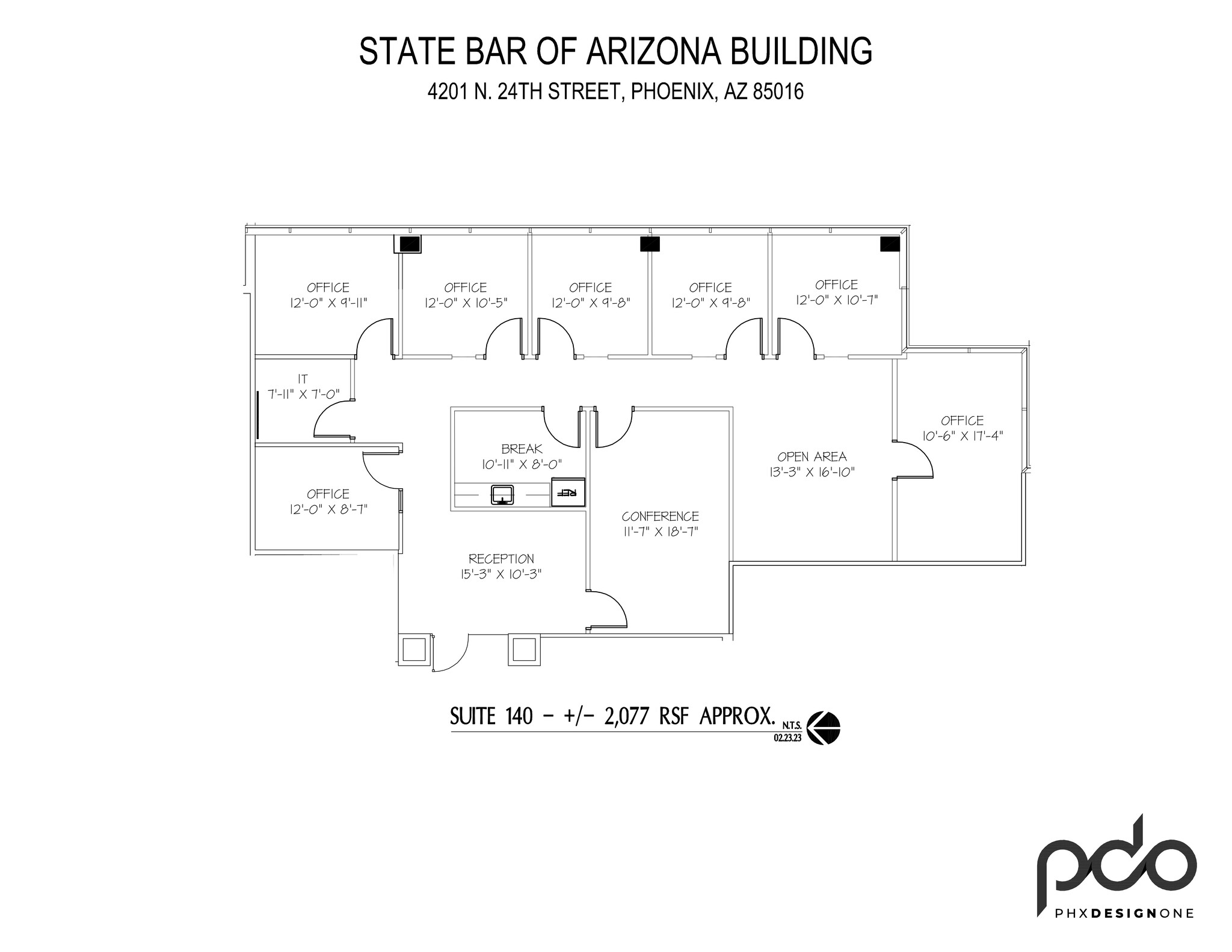 4201 N 24th St, Phoenix, AZ for lease Site Plan- Image 1 of 1