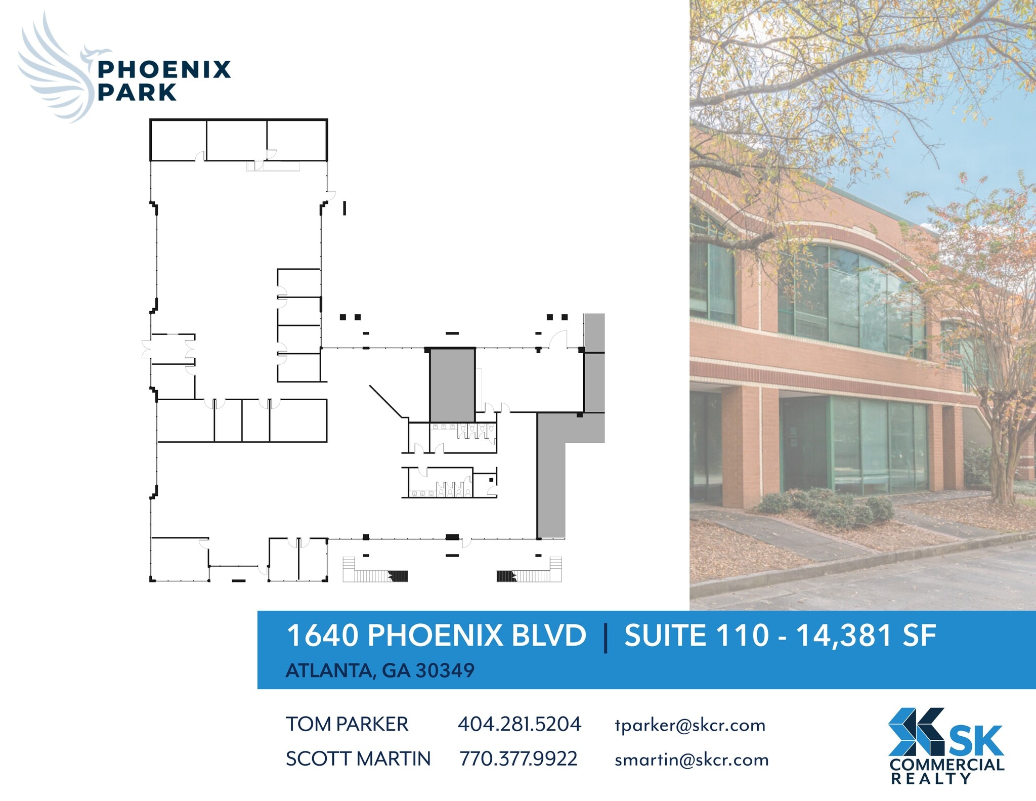 1640 Phoenix Blvd, Atlanta, GA à vendre Plan d’étage- Image 1 de 1