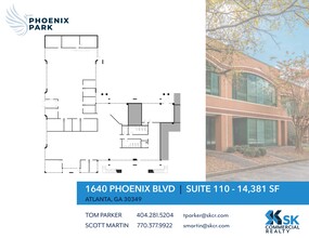 1640 Phoenix Blvd, Atlanta, GA à vendre Plan d’étage- Image 1 de 1