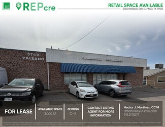 Plus de détails pour 5740 E Paisano Dr, El Paso, TX - Commerce de détail à louer