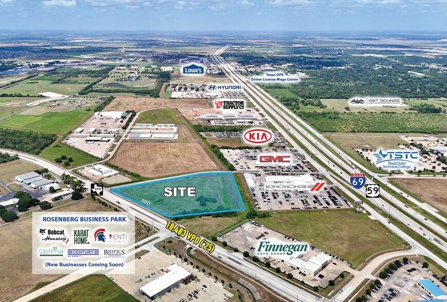 Farm-to-Market 2218 Rd, Rosenberg, TX for sale - Aerial - Image 2 of 3