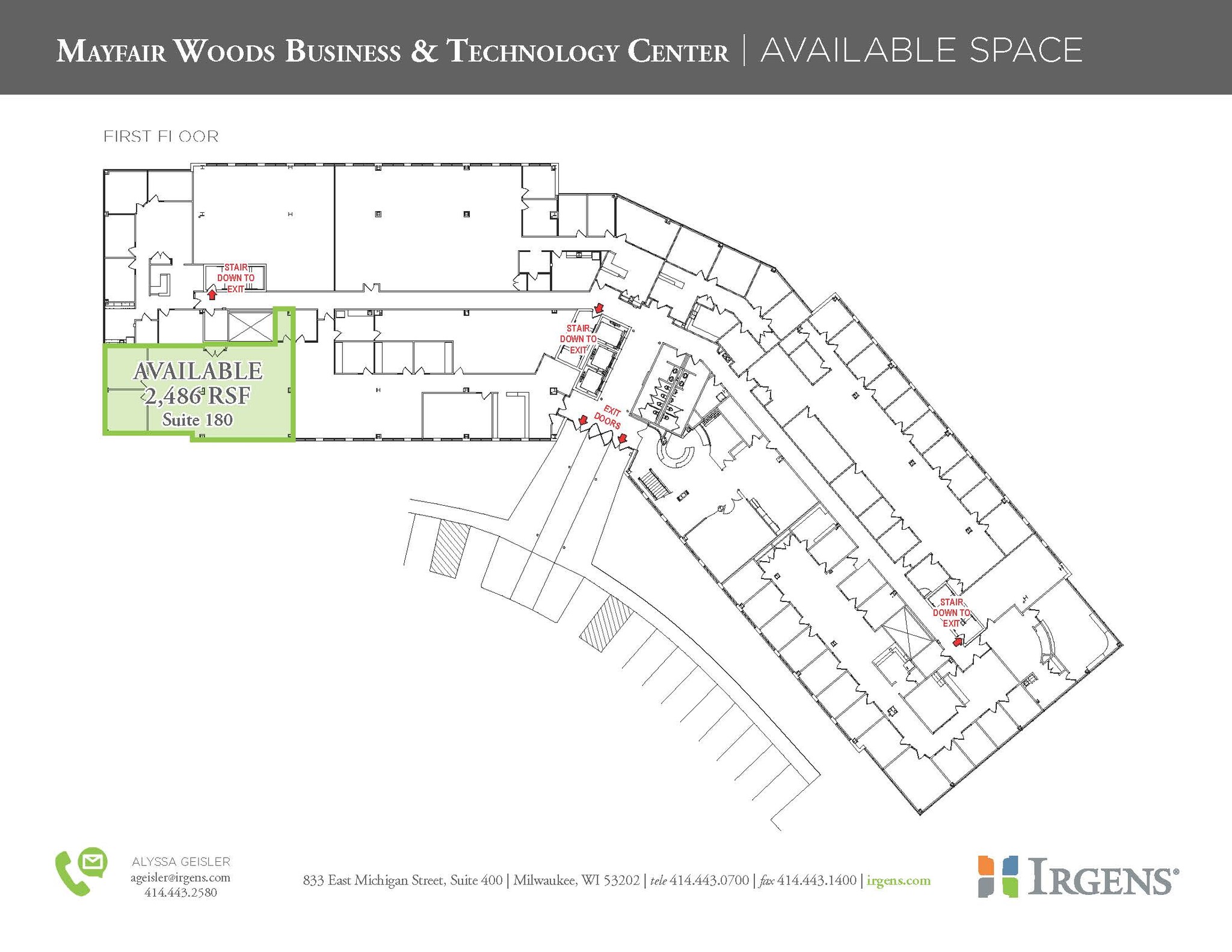 10700 W Research Dr, Milwaukee, WI for lease Floor Plan- Image 1 of 8