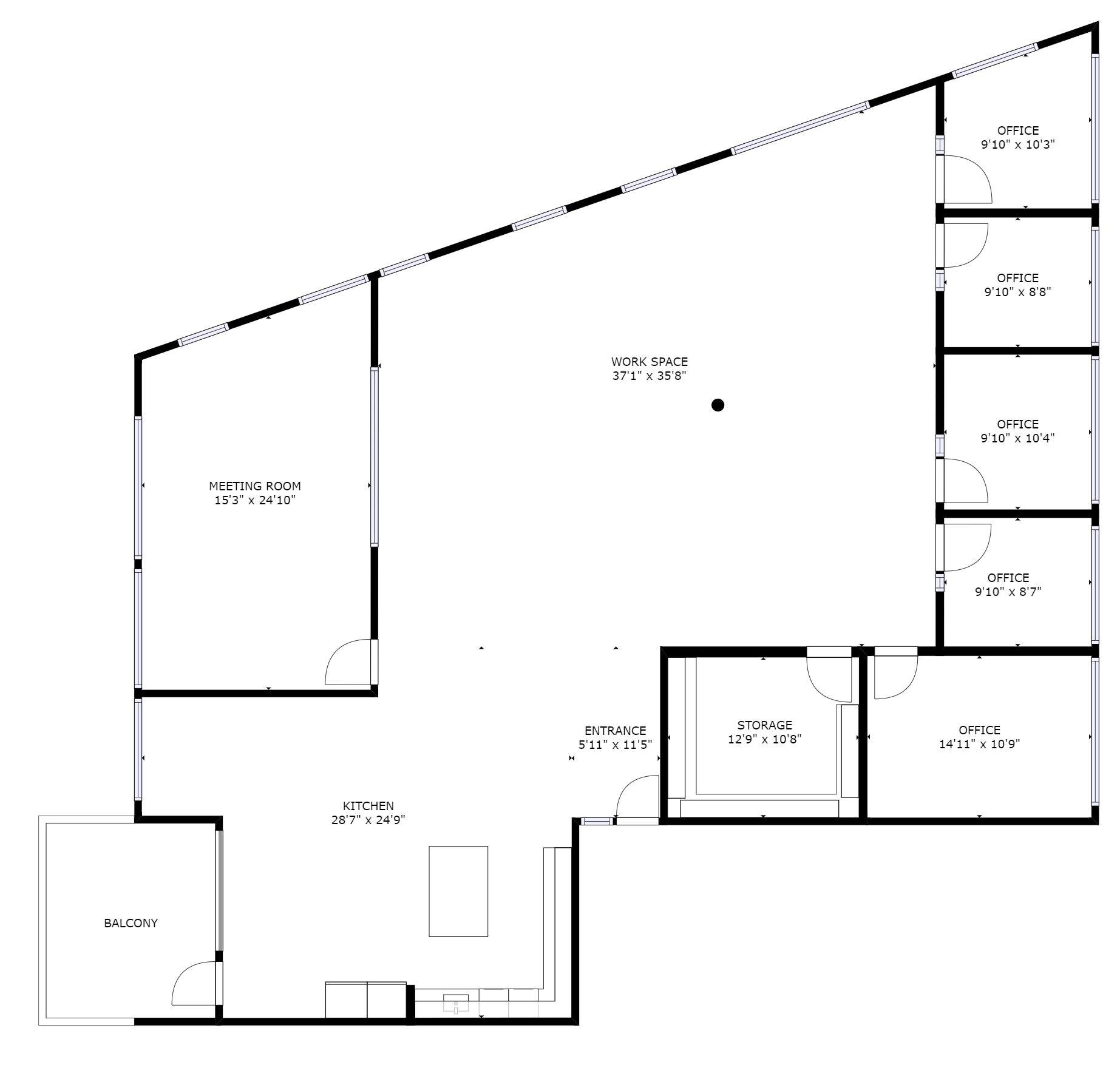3455 Ringsby Ct, Denver, CO for lease Floor Plan- Image 1 of 1