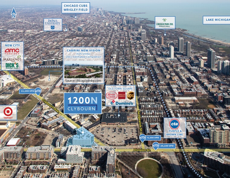 1200 N Clybourn Ave, Chicago, IL for sale - Building Photo - Image 2 of 7