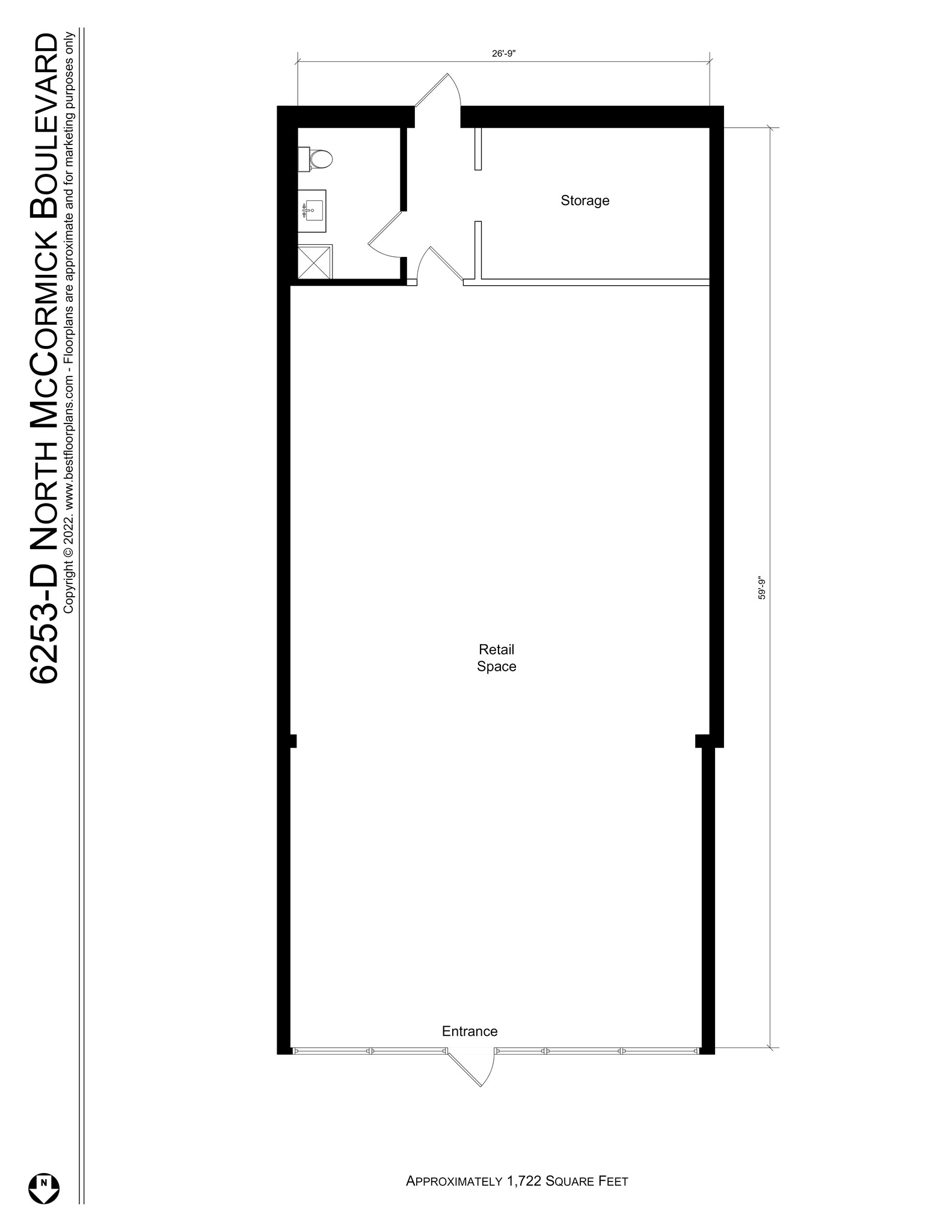 6249-6257 N McCormick Rd, Chicago, IL for lease Site Plan- Image 1 of 1