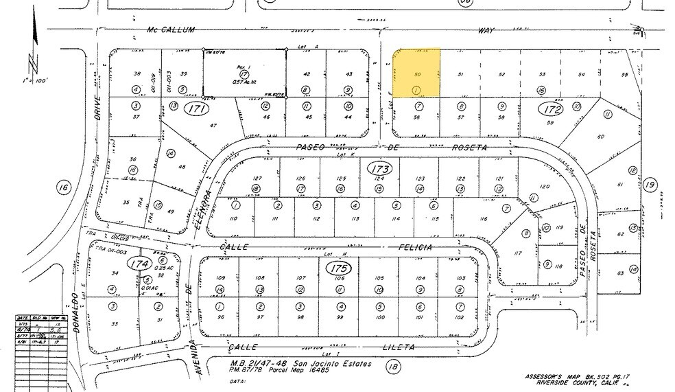 2121 E Tahquitz Canyon Way, Palm Springs, CA for lease - Plat Map - Image 2 of 10
