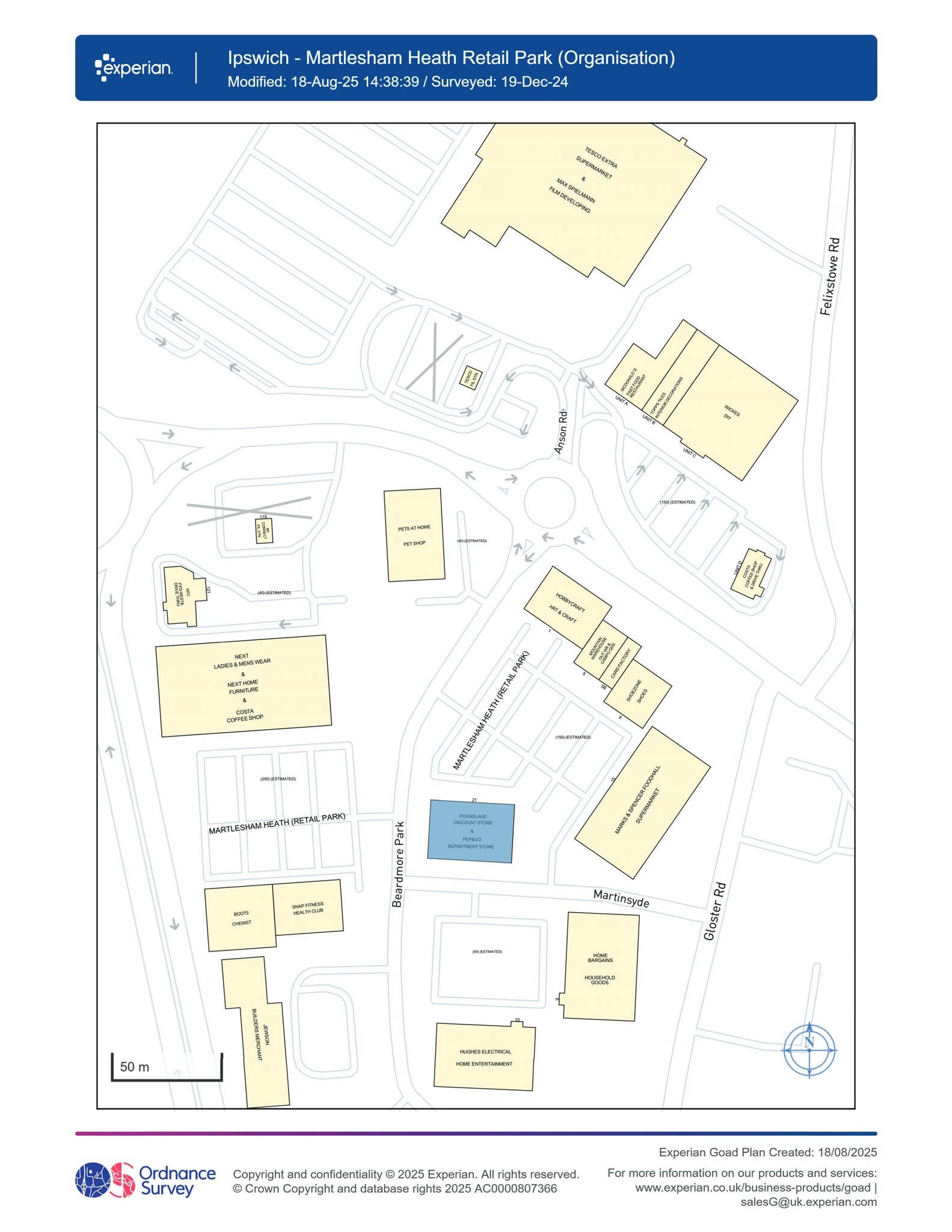 Beardmore Park, Ipswich for lease Site Plan- Image 1 of 1
