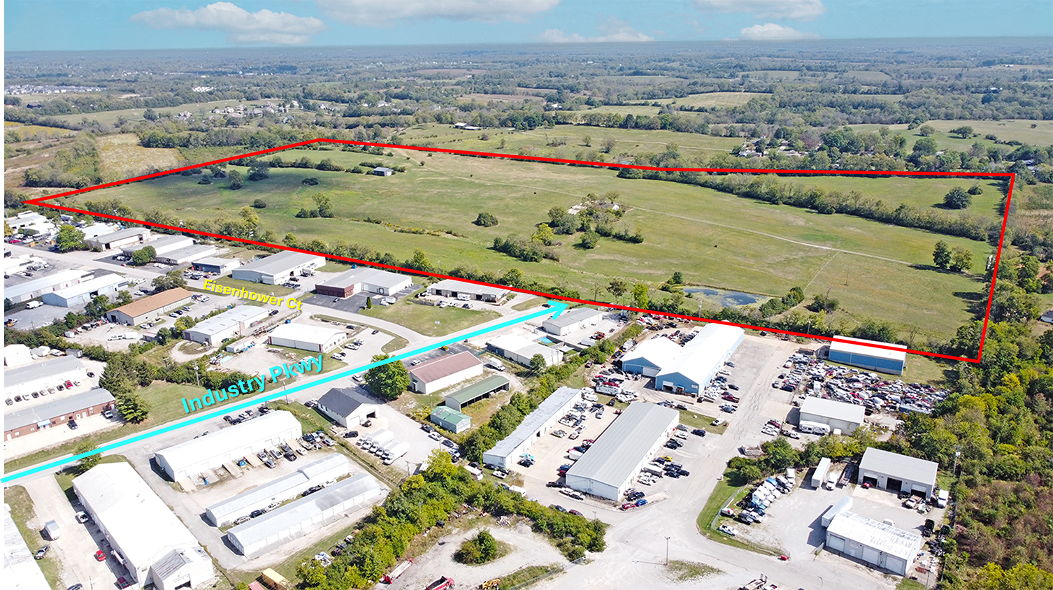 0 Industrial Pky, Nicholasville, KY for sale Aerial- Image 1 of 7