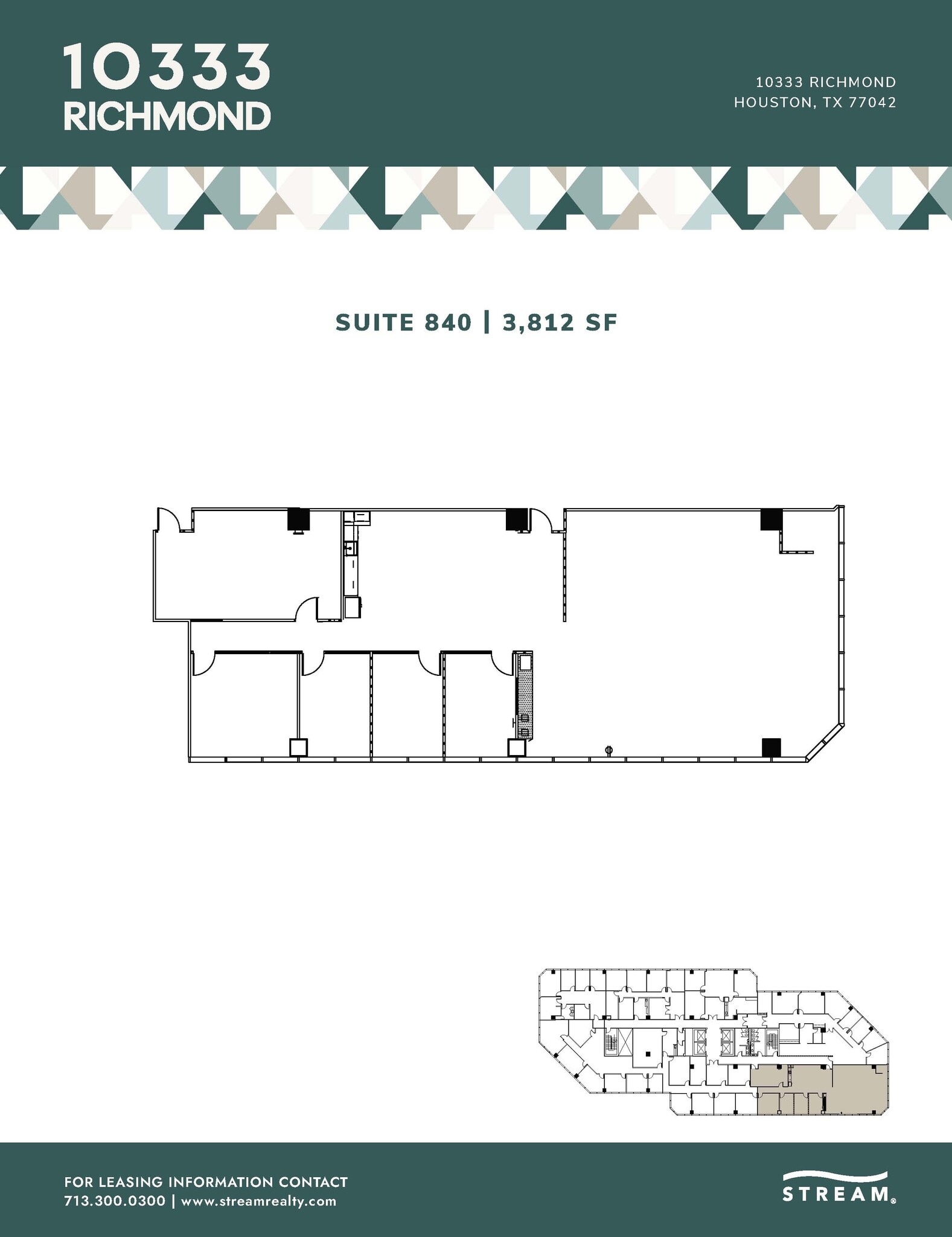 10333 Richmond Ave, Houston, TX for lease Floor Plan- Image 1 of 1