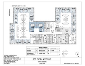 500 Fifth Ave, New York, NY for lease Floor Plan- Image 2 of 4