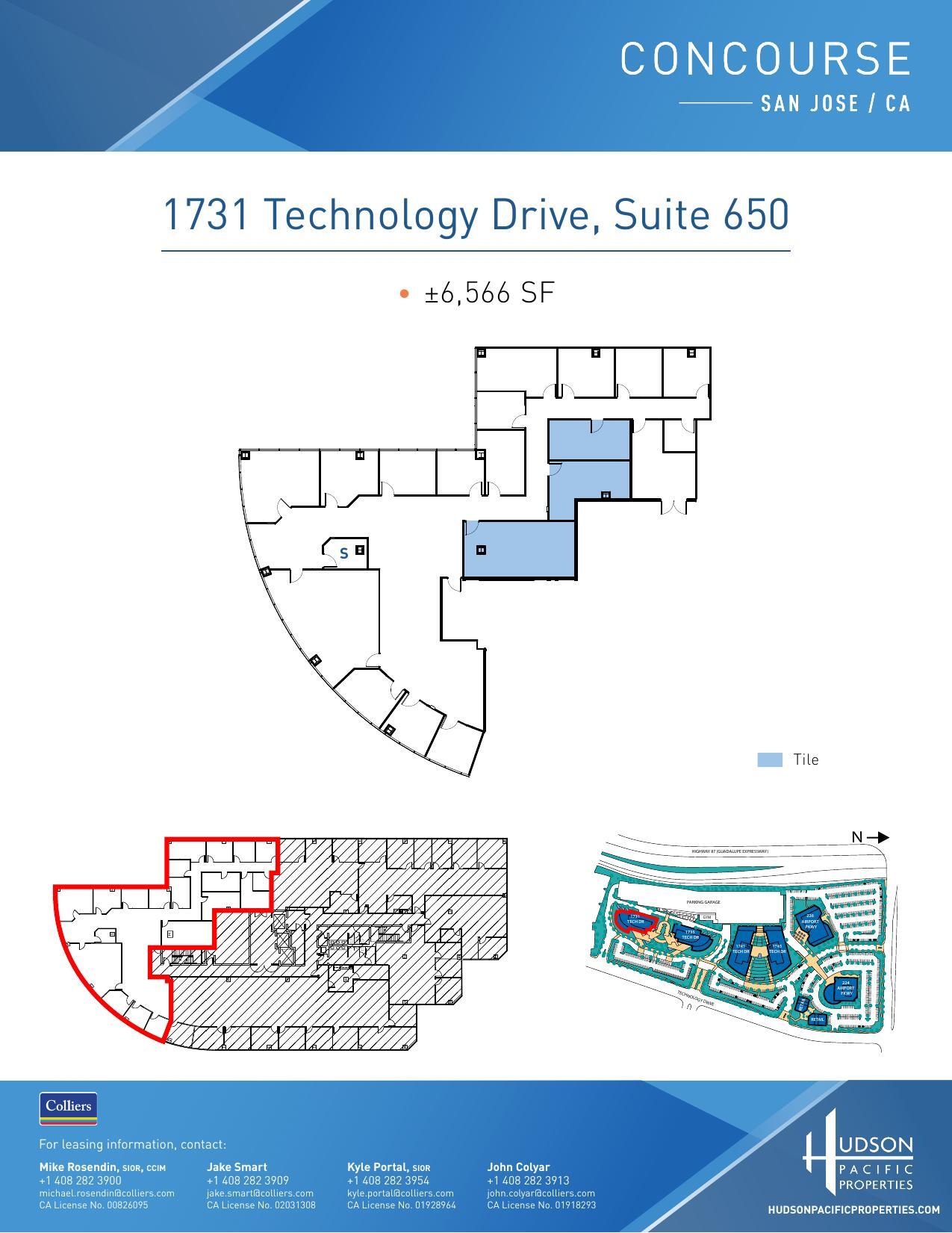 224 Airport Pkwy, San Jose, CA à louer Plan d’étage- Image 1 de 1