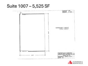 5829 W Sam Houston Pky N, Houston, TX à louer Plan d’étage- Image 1 de 1