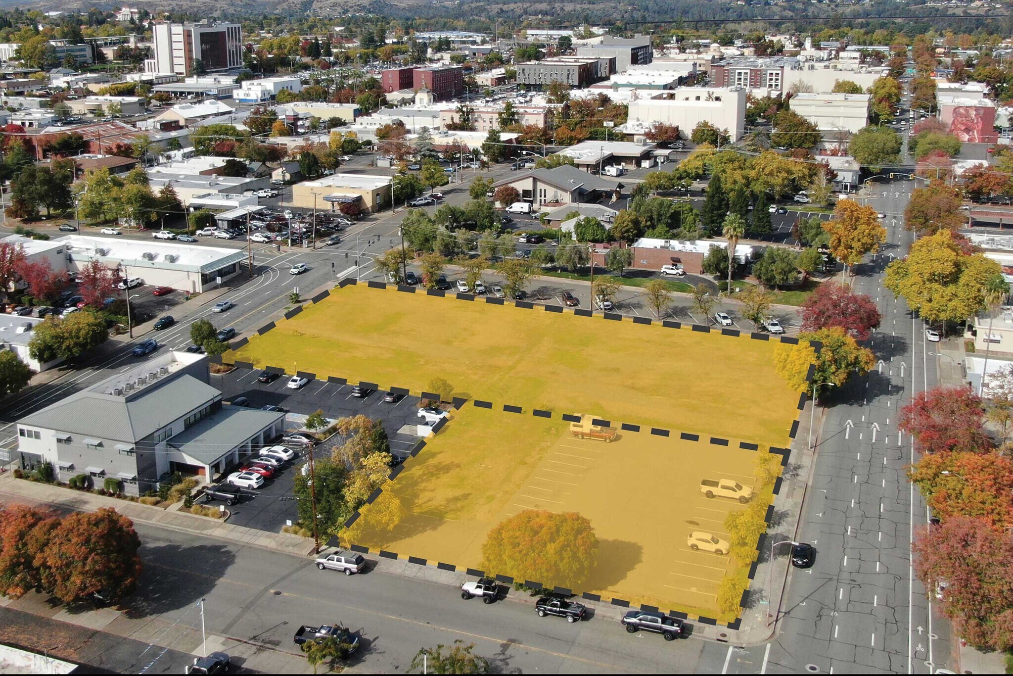 2010 & 2032 Pine St, Redding, CA for sale Aerial- Image 1 of 6