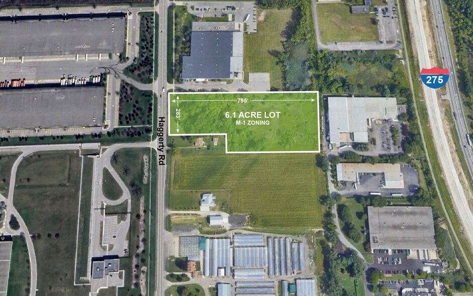 8857 Haggerty Rd, Belleville, MI à vendre - Aérien - Image 2 de 12