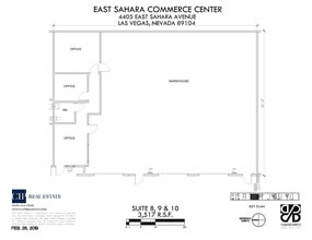 4405 E Sahara Ave, Las Vegas, NV for lease Site Plan- Image 1 of 1