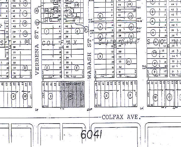 8415 E Colfax Ave, Denver, CO à vendre - Plan cadastral - Image 1 de 1