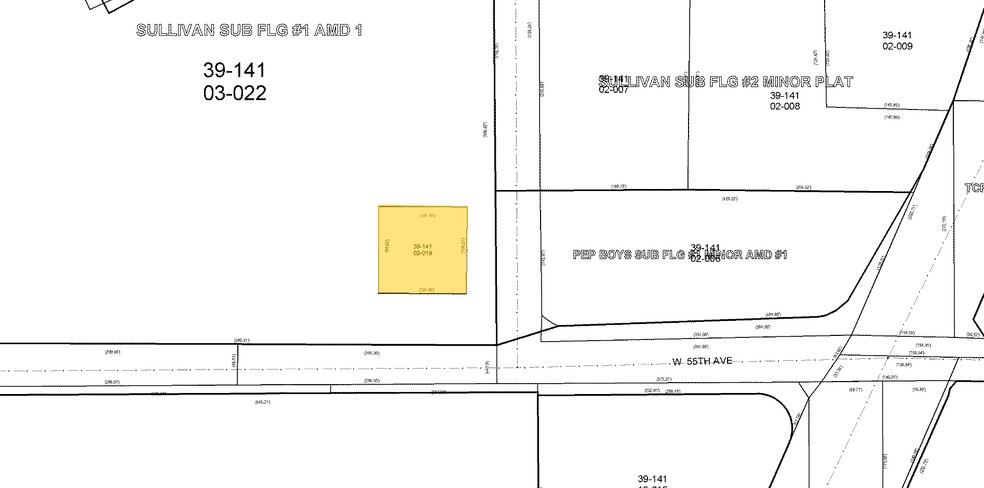 5515 Vance St, Arvada, CO for lease - Plat Map - Image 2 of 6