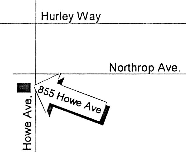 855 Howe Ave, Sacramento, CA à vendre Plan de site- Image 1 de 1