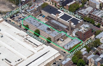 2700 W Superior St, Chicago, IL - Aérien  Vue de la carte